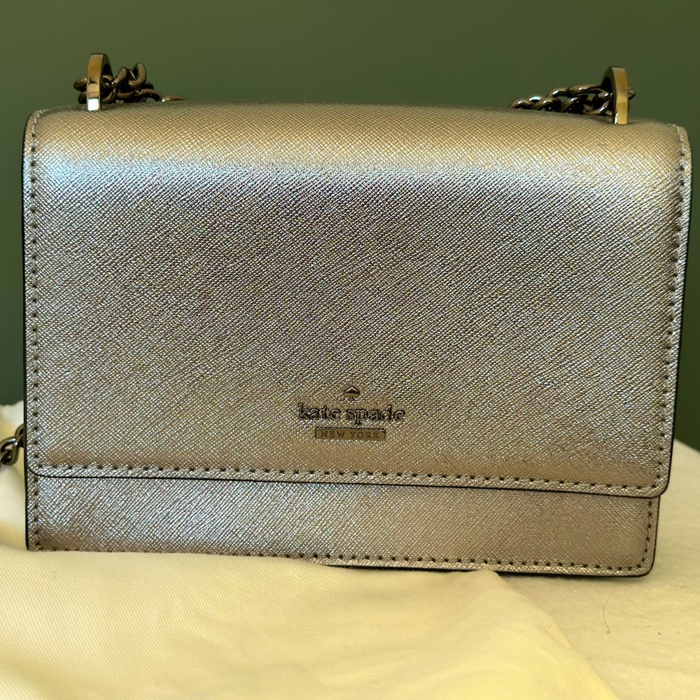 Metallic Kate Spade Crossbody purse